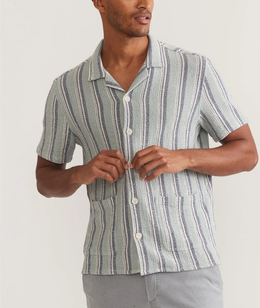 Archive Diego Camp Shirt - Blue Stripe