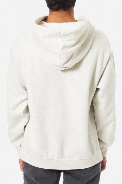 Embroidered Hoodie - Heather Grey