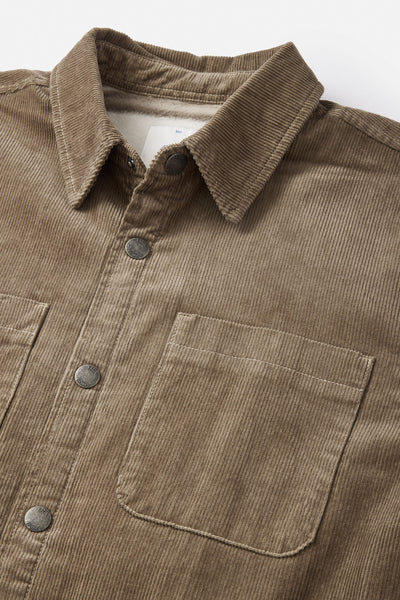 Harold Corduroy Jacket - Gray Rock