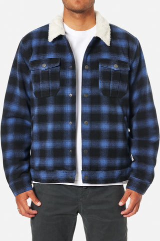 Harris Plaid Jacket - Black