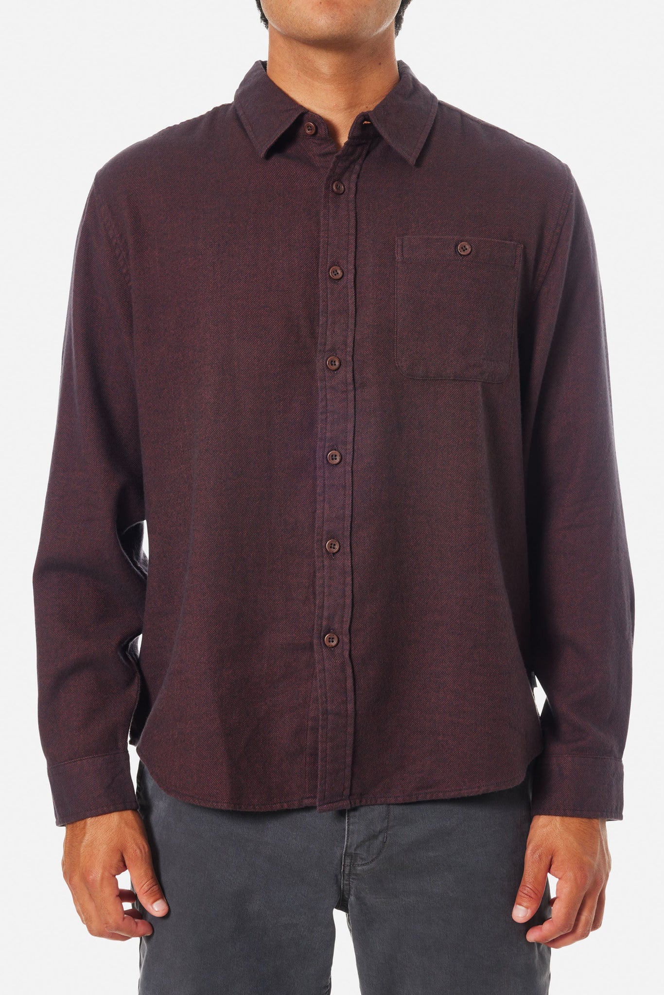 Twiller Flannel - Burgundy