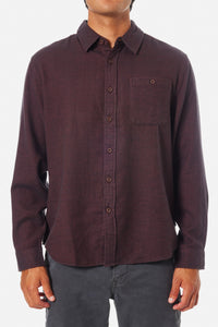 Twiller Flannel - Burgundy