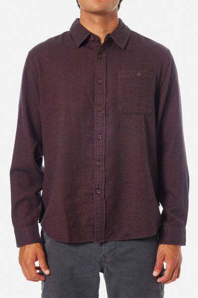 Twiller Flannel - Burgundy