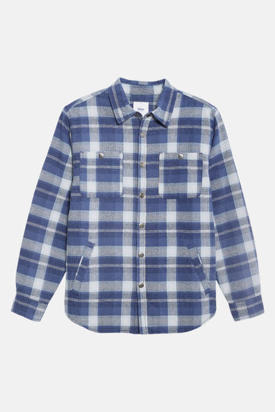 Harold Plaid Jacket - Washed Blue