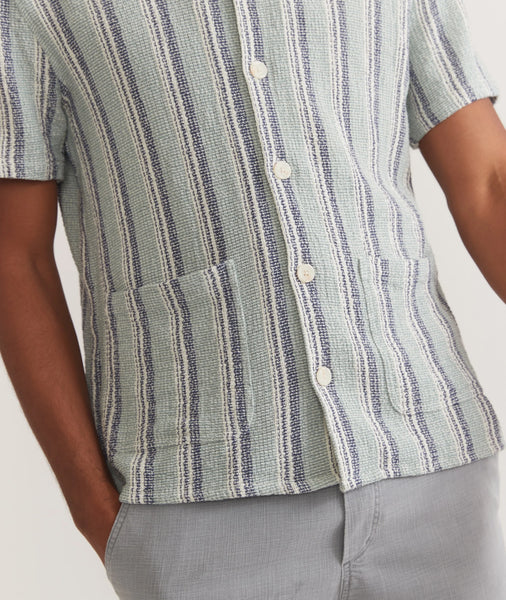 Archive Diego Camp Shirt - Blue Stripe