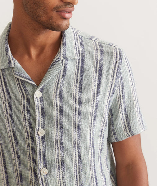 Archive Diego Camp Shirt - Blue Stripe