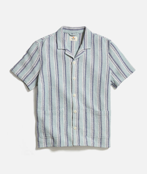 Archive Diego Camp Shirt - Blue Stripe