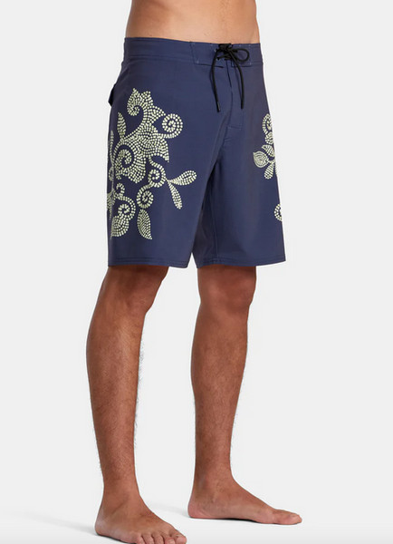 Displaced Trunk 16" Boardshorts - Moody Blue