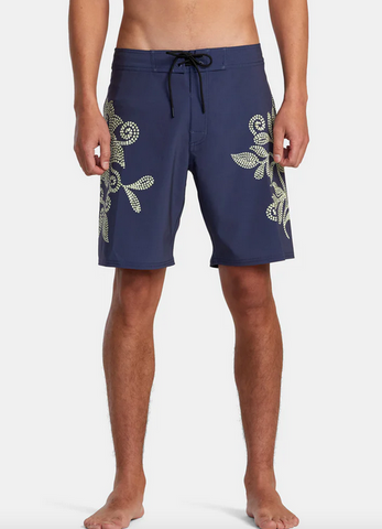 Displaced Trunk 16" Boardshorts - Moody Blue