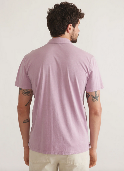 Sea Change Cotton Polo - Lavender Mist