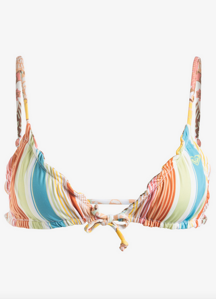 Playa Paradise Reversible Bikini Top - White Viva La Vida