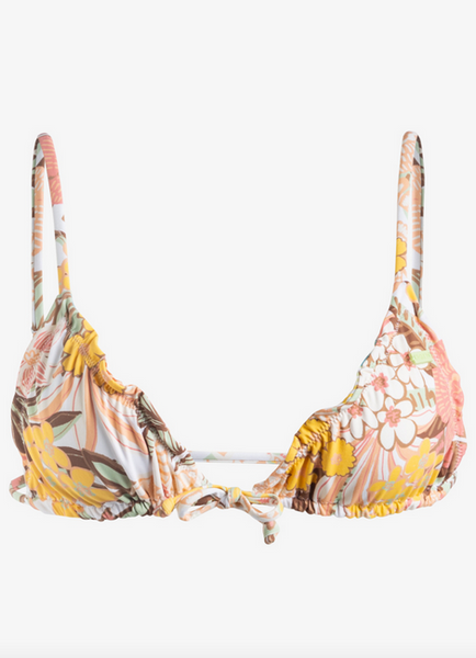 Playa Paradise Reversible Bikini Top - White Viva La Vida