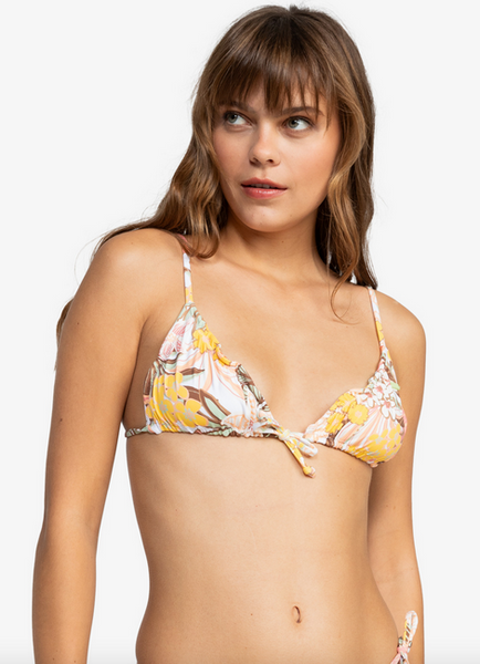 Playa Paradise Reversible Bikini Top - White Viva La Vida