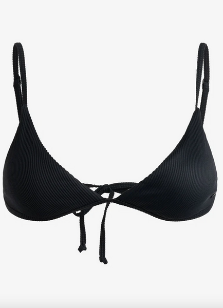 Rib Roxy Love The Quiver Bikini Top - Anthracite