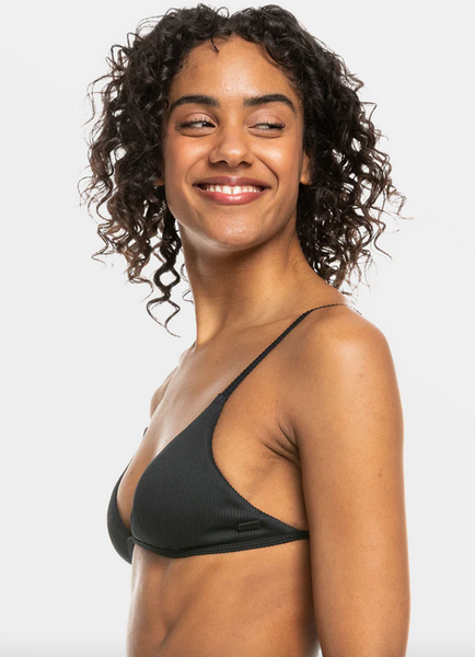 Rib Roxy Love The Quiver Bikini Top - Anthracite