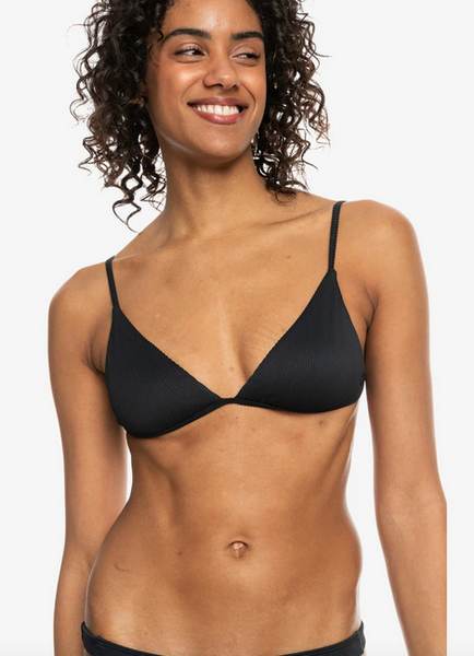 Rib Roxy Love The Quiver Bikini Top - Anthracite