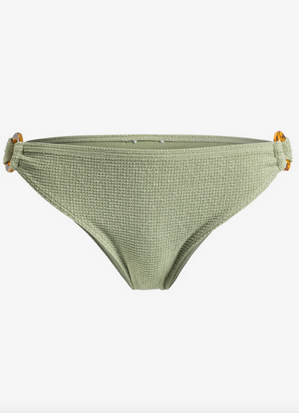 Essaouira Moderate Coverage Bikini Bottoms - Oil Green