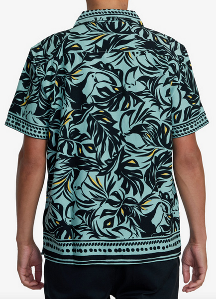 Resort Short Sleeve Wovens - Granite Green