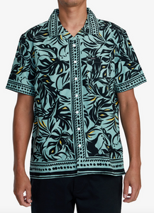 Resort Short Sleeve Wovens - Granite Green