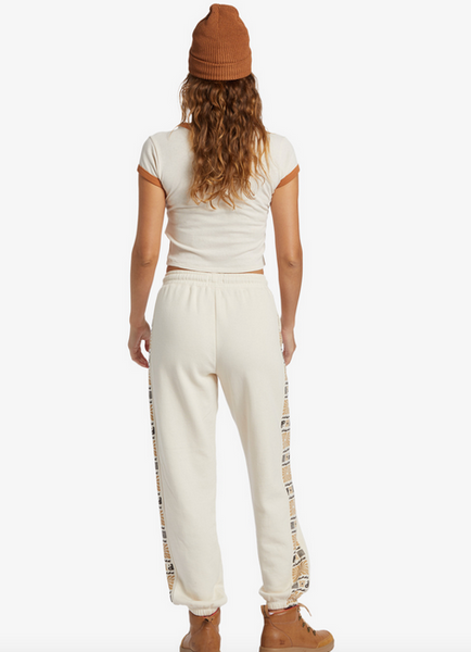 Surf Adventure Elastic Waist Sweatpants - Whitecap