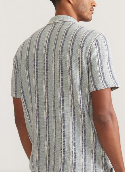 Archive Diego Camp Shirt - Blue Stripe