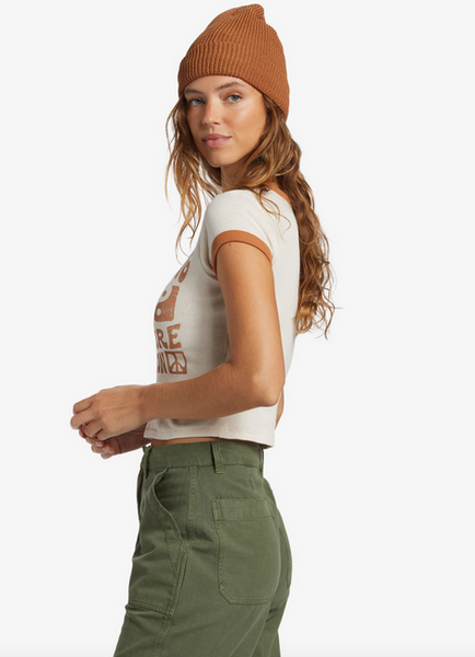 Summer Camp Short-sleeved Tee - White Cap