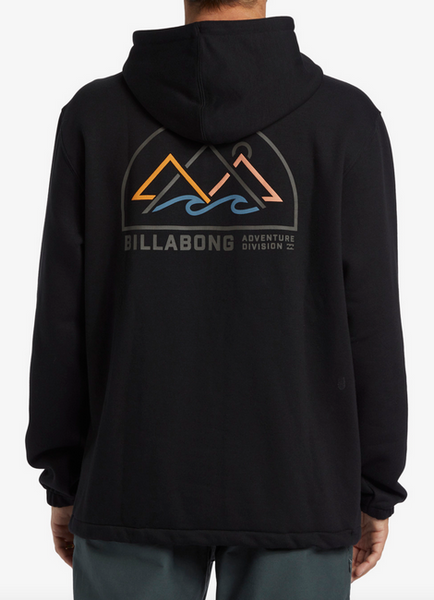 Compass Pullover Hoodie - Black