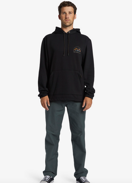 Compass Pullover Hoodie - Black