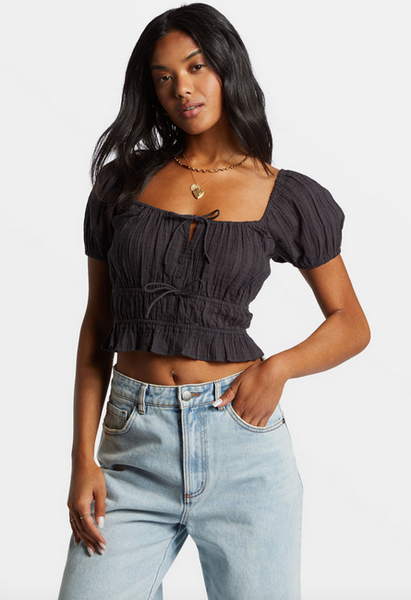 Sun Kissed Top - Black Sands