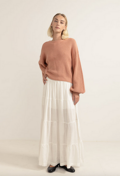 Classic Knit Jumper - Rose