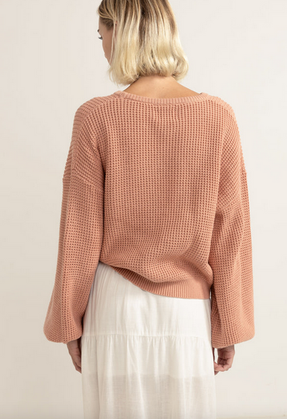 Classic Knit Jumper - Rose