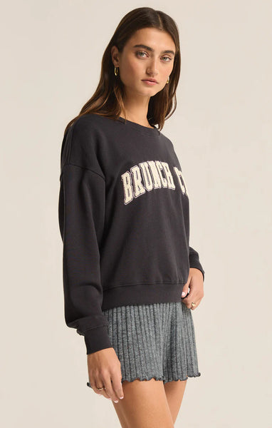 Brunch Club Sweatshirt - Black Sand