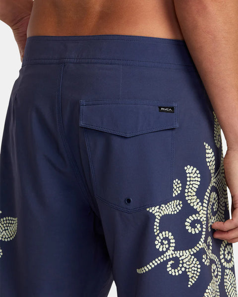 Displaced Trunk 16" Boardshorts - Moody Blue